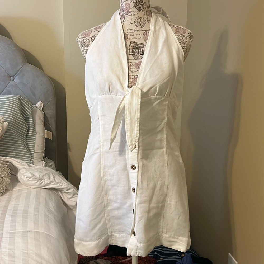 Anthropologie halter style dress